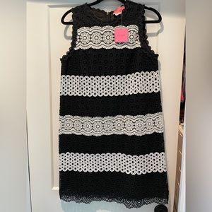 NWT - KATE SPADE floral dot shift dress. Size 6.